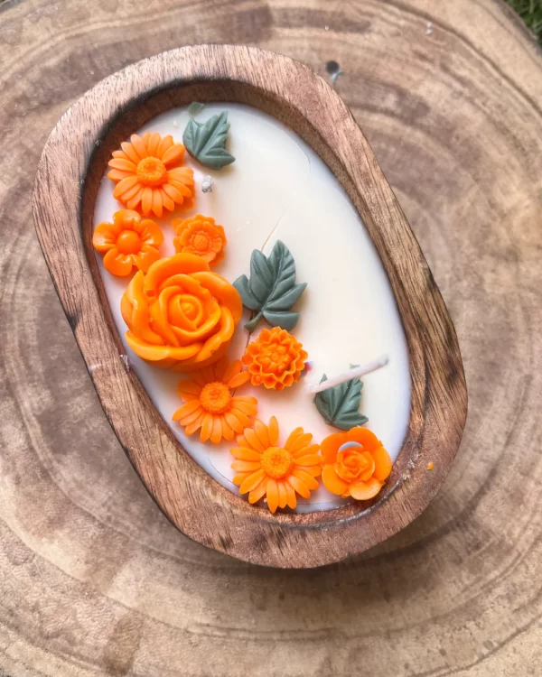 Scented Flower Candles