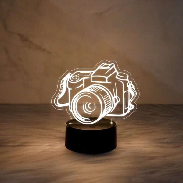 3D Camera Shaped Lamp